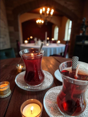 Alternative view of El Yapımı Çay Görünümlü Jel Mum - Özel Tasarım Dekoratif