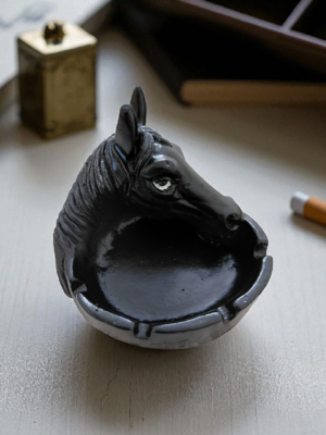 Alternative view of At Başlı Şık Tasarım Küllük – Taş Tozundan Dekoratif El Yapımı"