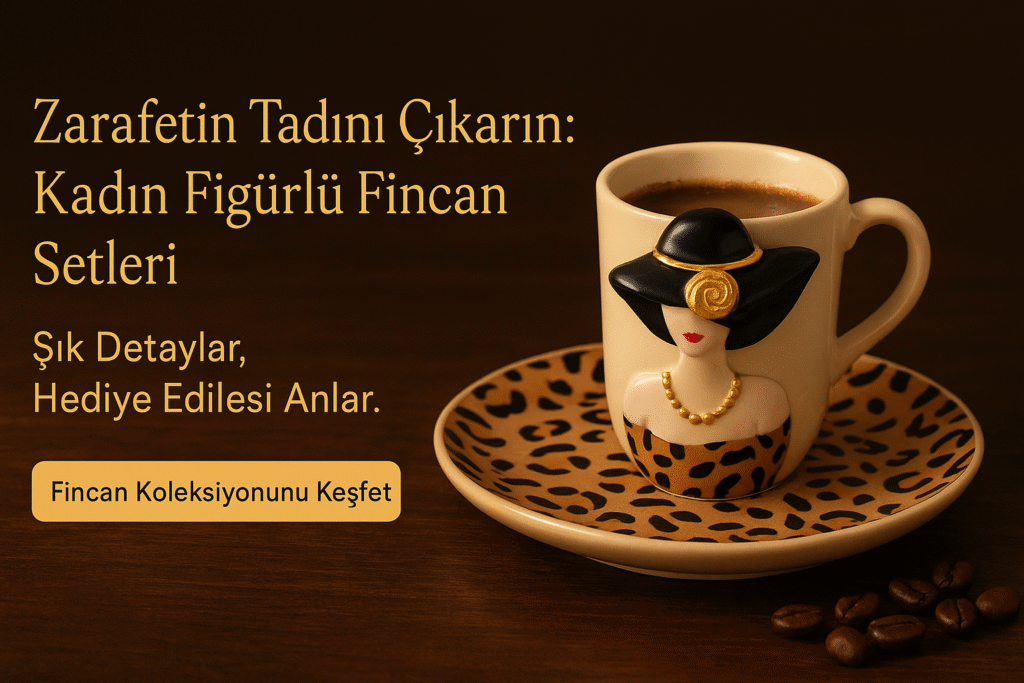 Leopar Desen Kahve Fincanı