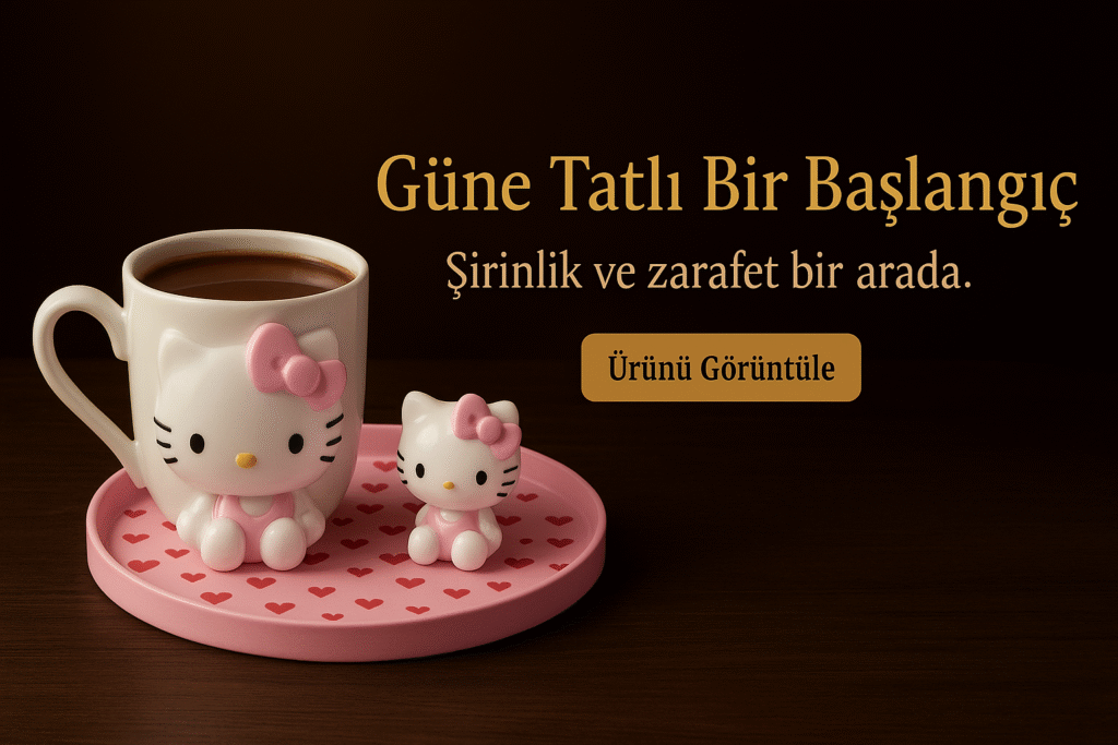 Hello kitty fincan seti