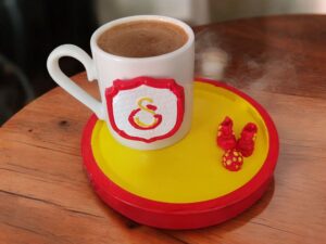 1907 ŞAMPİYON TEMALI TÜRK KAHVESİ FİNCAN SETİ