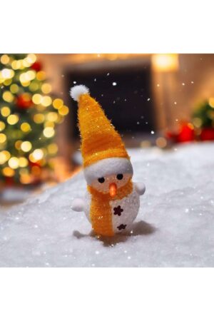 Işıklı Kardan Adam Figürü