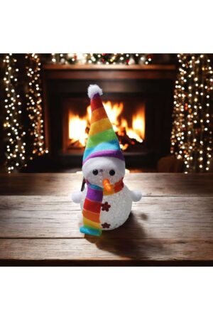 Işıklı Kardan Adam Figürü