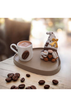 Cüce El Yapımı Dekoratif Kahve Fincanı 1 kişilik