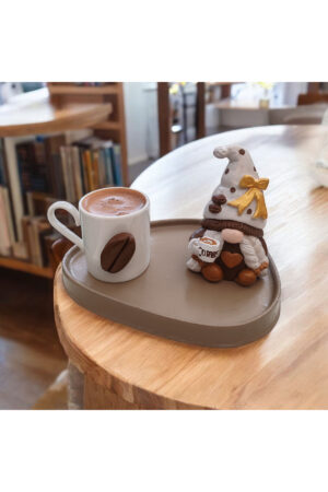 Alternative view of Cüce El Yapımı Dekoratif Kahve Fincanı 1 kişilik