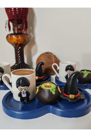 Alternative view of Harry Potter Temalı Büyülü -Türk kahvesi ve Mum Seti-