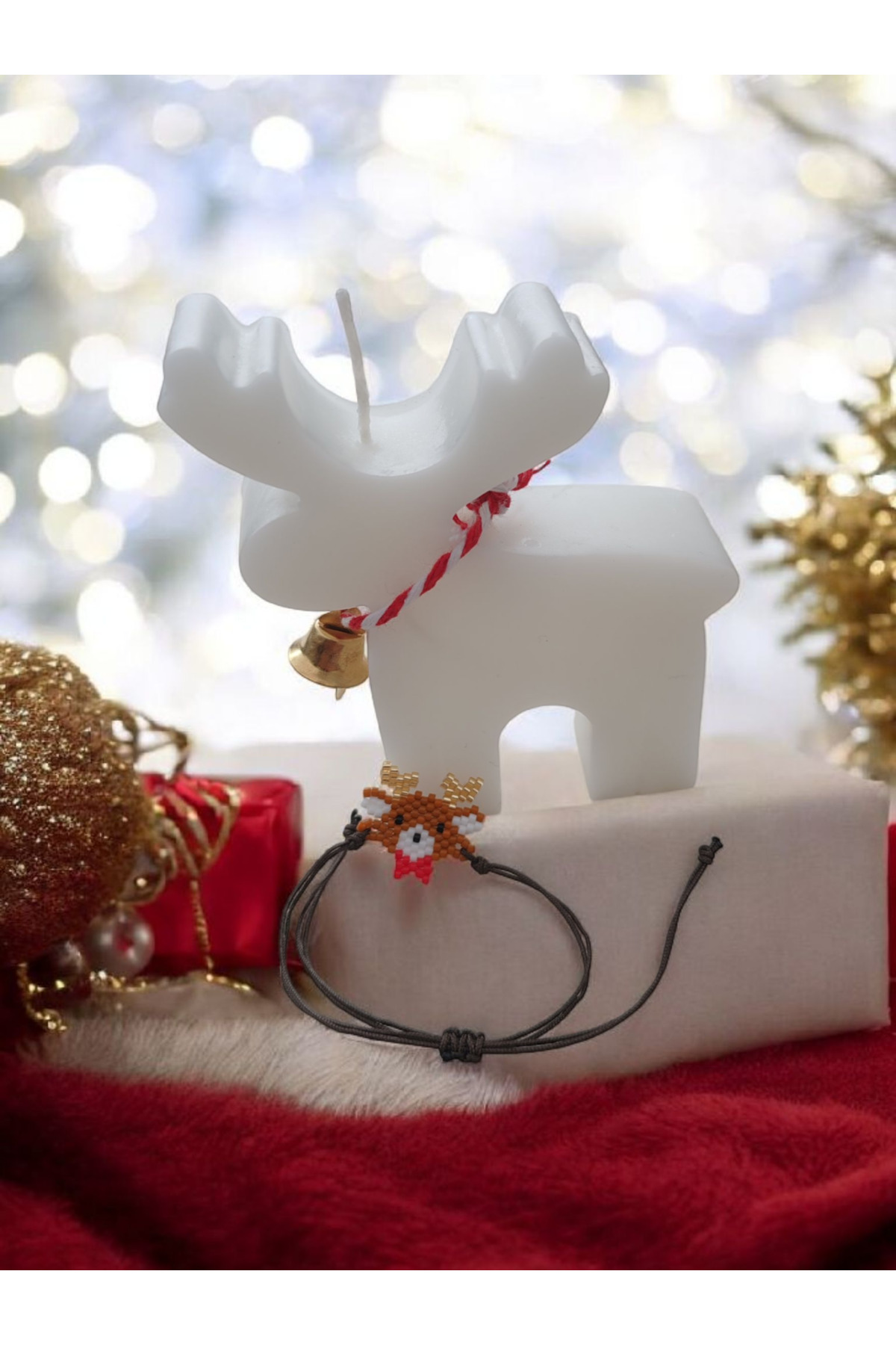 Kış Masalı Soya Mum & El Yapımı Bileklik