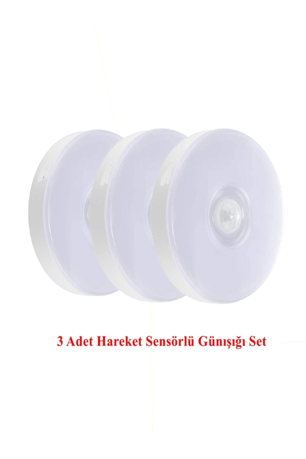 3 Adet Slim Hareket Sensörlü Gece Lambası Koridor Aydınlatma Yatak Altı Led Led Cabınet Günışığı Set - Görsel 2